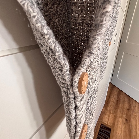 Nula Bug cotton blend turtleneck cable knit sleeveless sweater size US 8 - Picture 7 of 15